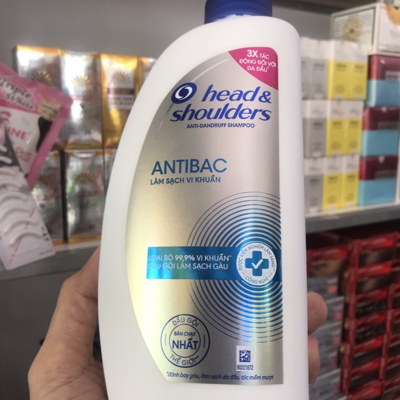Dầu gội Head &amp; Shoulders Làm Sạch Vi Khuẩn Dầu Gội Làm Sạch Gàu 625ml