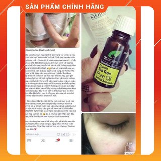 <Hàng auth, bill hãng> Tinh dầu tràm trà Dr.Organic