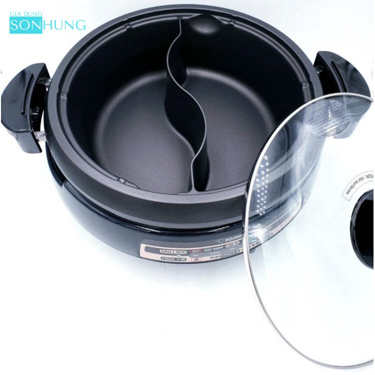 [HÀNG NHẬT]NỒI LẨU NƯỚNG ĐIỆN 3 TRONG 1 ZOJIRUSHI EP-PVQ30-BA DUNG TÍCH 3.0 LÍT [BẢO HÀNH CHÍNH HÃNG 1 NĂM]