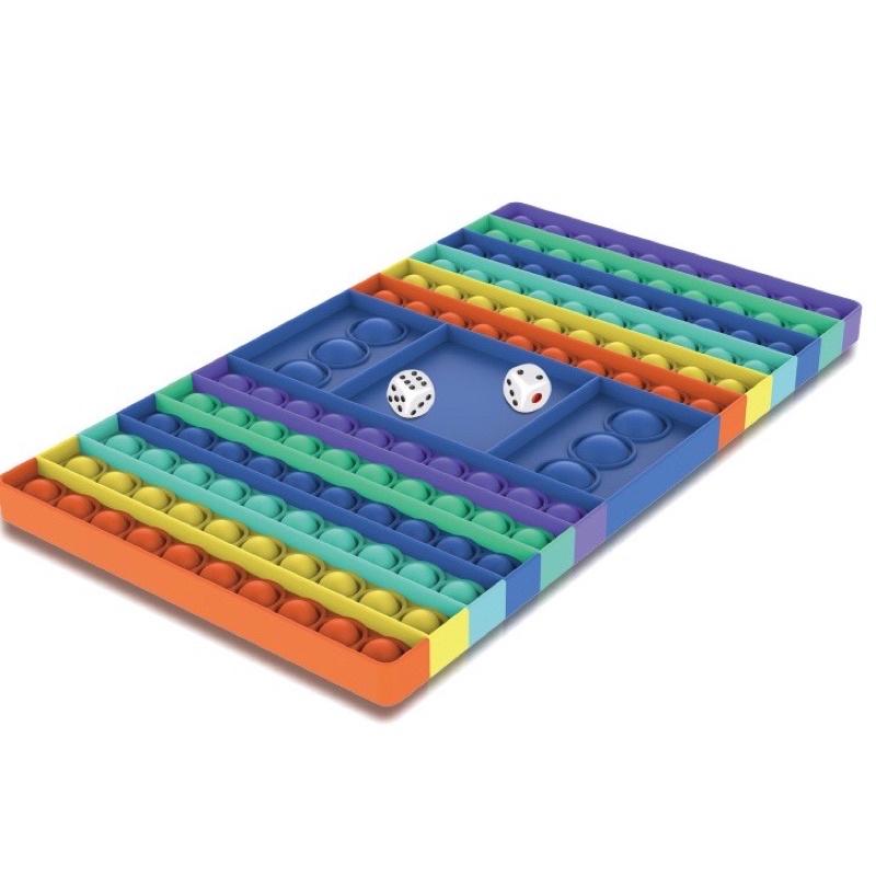 Pop it bàn cờ khổng lồ kèm xúc xắc