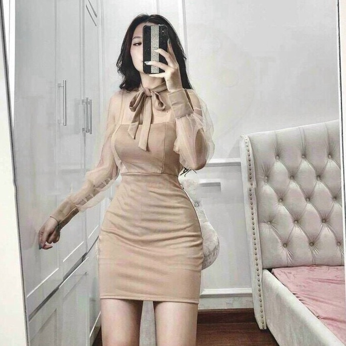 Gunkaymatter Đầm Vest Tay Ngắn Cài Nút Ôm Eo Cực Quyến Rũ Đầm Có Túi Mẫu Thời Trang Sang Chảnh * Sản phẩm  - Đầm Vets  S