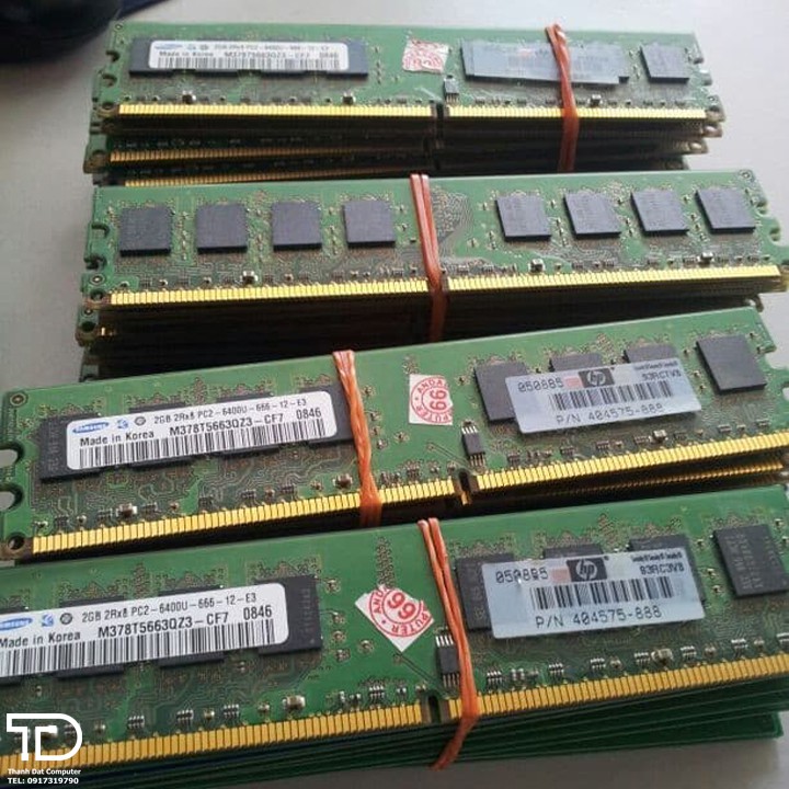 Bộ nhớ trong RAM 2GB DDR2 PC Desktop bus 800/667