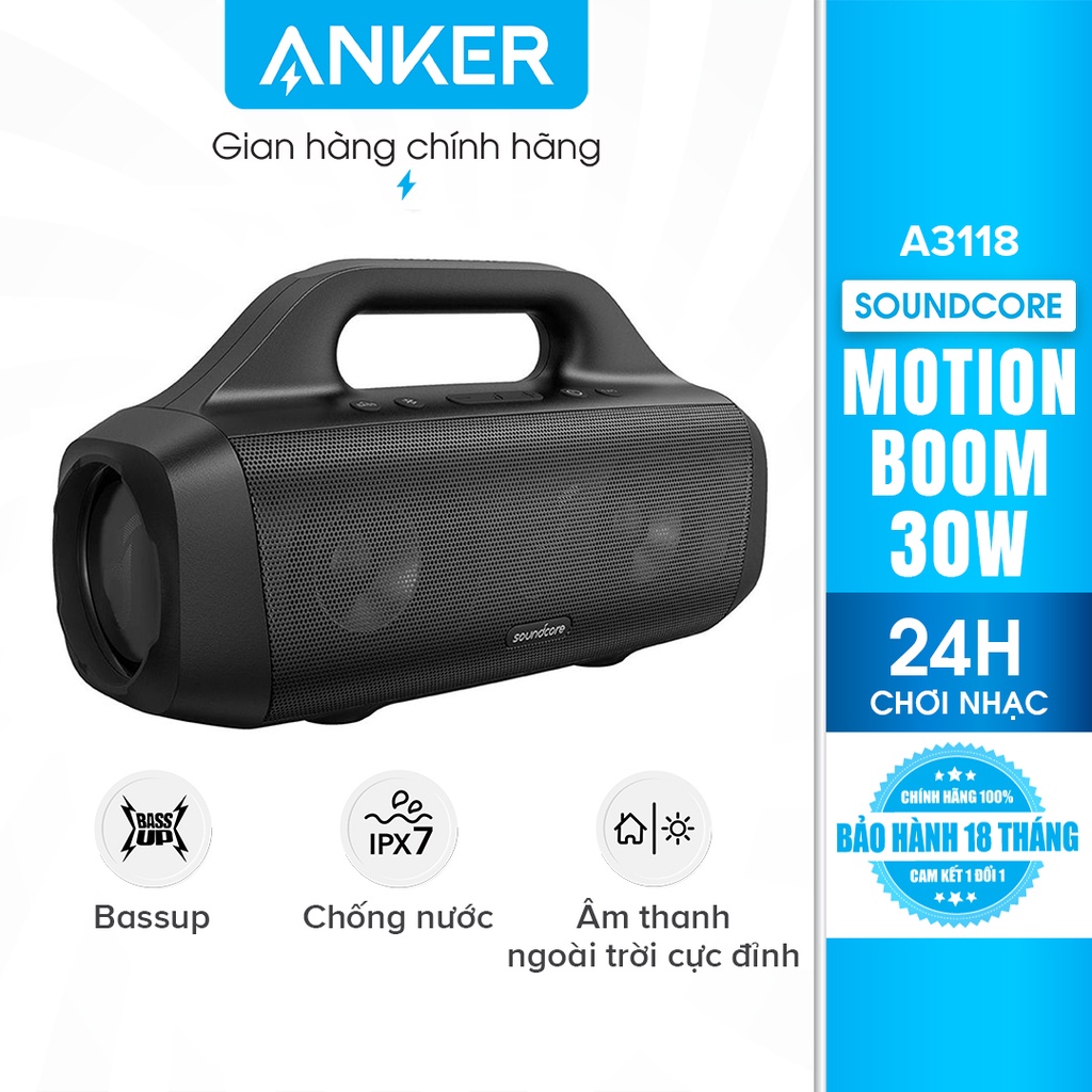 Loa bluetooth Anker SoundCore Motion Boom, 30w - A3118