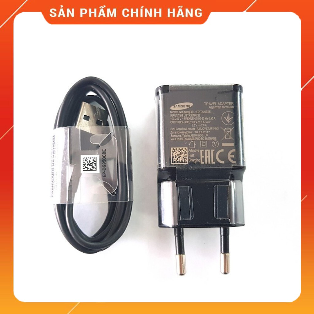 Bộ sạc nhanh Samsung galaxy S7 S8 S9 S10 Note 8 Note 9 A20 A50s A10s j7 j8 j5 chuẩn zin