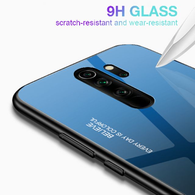 Ốp lưng Redmi Note 8 Pro FREESHIP Từ 50k Kính đa sắc thời trang cao cấp