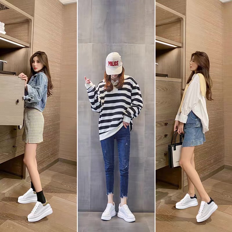 Giày thể thao đế độn 8cm quảng châu