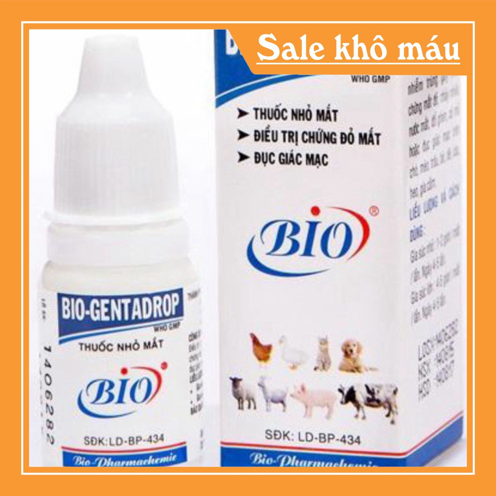 NHỎ MẮT BIO CHO CHÓ MÈO