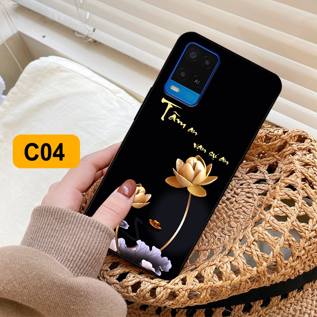 Ốp lưng Oppo A54 - Oppo A55 in hình phong cách chữ thư pháp cha mẹ, tài lộc