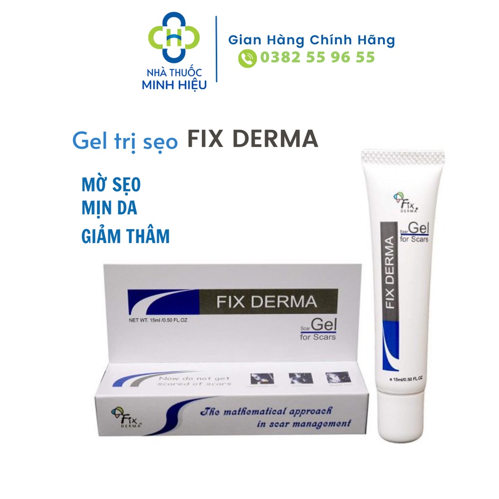 Gel làm mờ sẹo Fixderma Scar - 7g