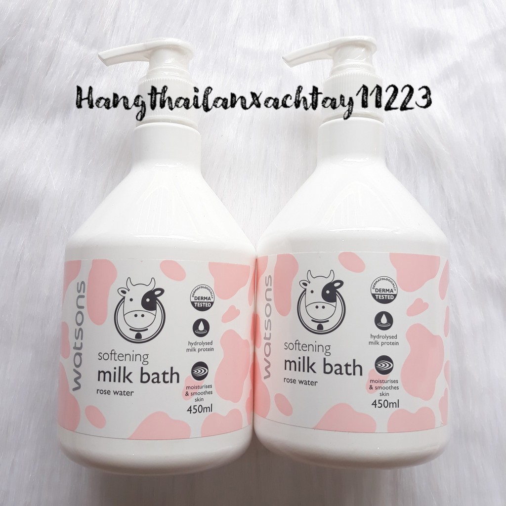 Sữa tắm Milk Bath Watsons 450ml thailan