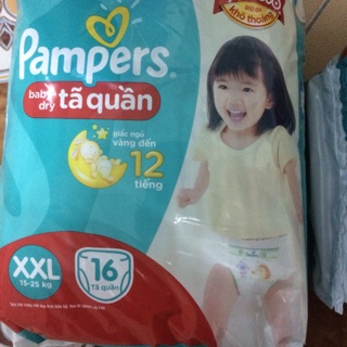 Bỉm quần pampers loại M22 L20 XL18 XXl16
