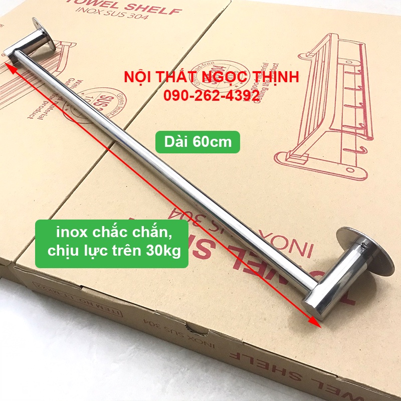 Thanh Treo Khăn Inox 304 Cao Cấp MK-07 đơn