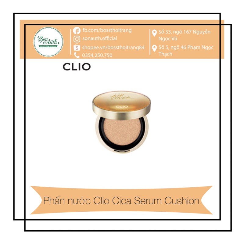 Phấn nước Clio Cica Serum cushion