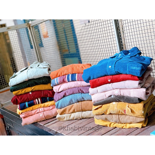 Áo Flannel 2hand tuyển- Áo nhung tăm 2hand tuyển - Khabi Vintage ( Lựa mẫu tại danh mục Áo Flannel )