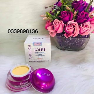 KEM LMEI TÍM  MỜ VẾT  NÁM, GIẢM MỤN, DƯỠNG TRẮNG DA CAO CẤP TINH CHẤT COLLAGEN LINH CHI ĐÔNG TRÙNG HẠ THẢO CHÍNH H