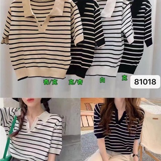 ÁO LEN MỎNG MONGTAGHI KẺ CỔ BẺ KOREAN AL930