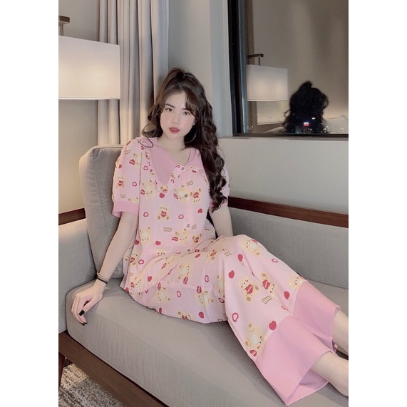 Đồ bộ pijama lụa mềm mịn  Ảnh thật