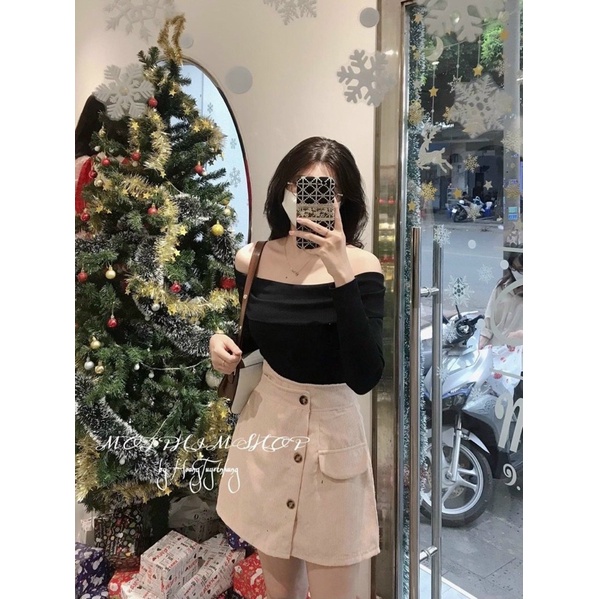 SET ÁO BẸT VAI kèm CHÂN VÁY