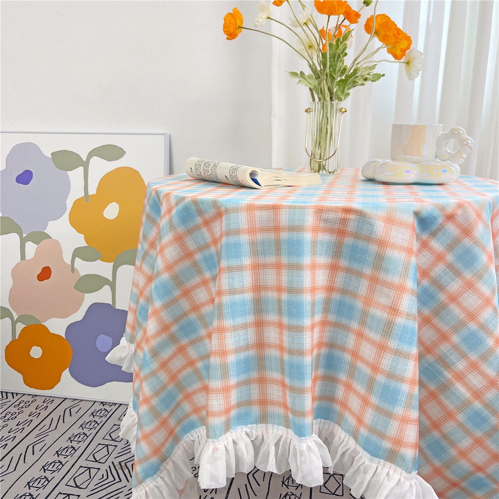 Ins Phong Cách Khăn Trải Bàn Tròn Flannel Ren Bàn Cà Phê Khăn Trải Bàn Nhỏ Tươi Khăn Trải Bàn Vải Mục Vụ Khăn Trải Bàn Vải Hoa Hình Chữ Nhật Khăn Trải Bàn Hình Chữ Nhật