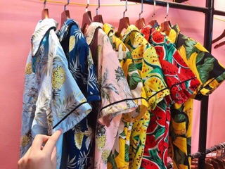 Bộ hoa quả dưa hấu và chuối