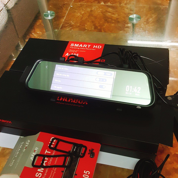 [BIG SALE] CAMERA HÀNH TRÌNH GƯƠNG 10 INCH A105 SIÊU NÉT - CAM SAU FLLHD 1080P | BigBuy360 - bigbuy360.vn