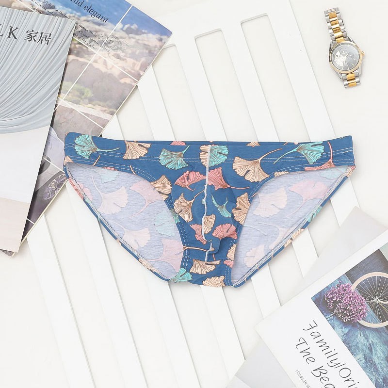 [free ship 50k + che tên đơn hàng] quần lót nam, quần lót tam giác thun lạnh thun cotton in hình đẹp