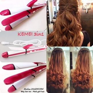 MÁY UỐN ĐA NĂNG 3in1 KEMEI 