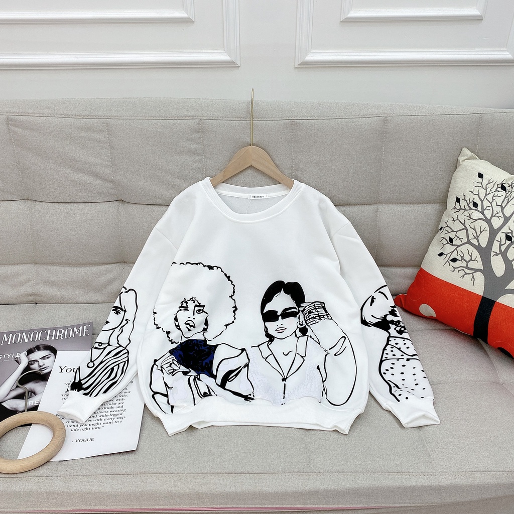 Áo Nỉ Cô Gái Thời Trang Hè Thu | BigBuy360 - bigbuy360.vn