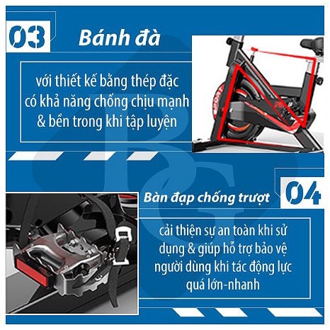 JOBUR GH-708 - Xe đạp tập gym tổng hợp tại nhà - Hiện đại - Sang trọng - Tặng kèm máy massage thư giãn sau tập