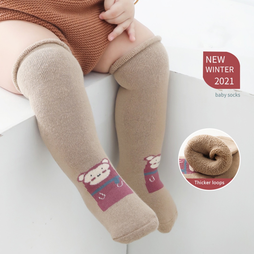 Vớ dài đến gối mềm mại co giãn thoải mái cho bé