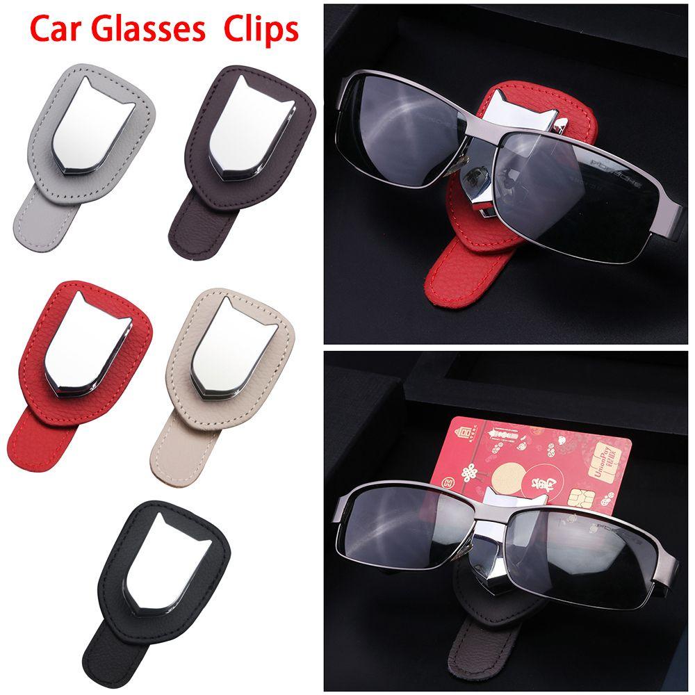 MAG Kẹp Kính Bằng Da Đa Năng Gắn Xe Hơi Tiện Dụng