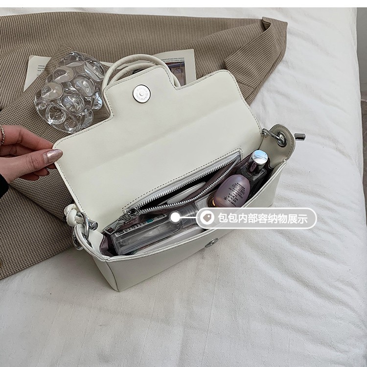 Túi xách vuông nữ size nhỏ mặt khóa đính đá cao cấp dây đeo kép cá tính Ulzzang siêu xinh ❤️