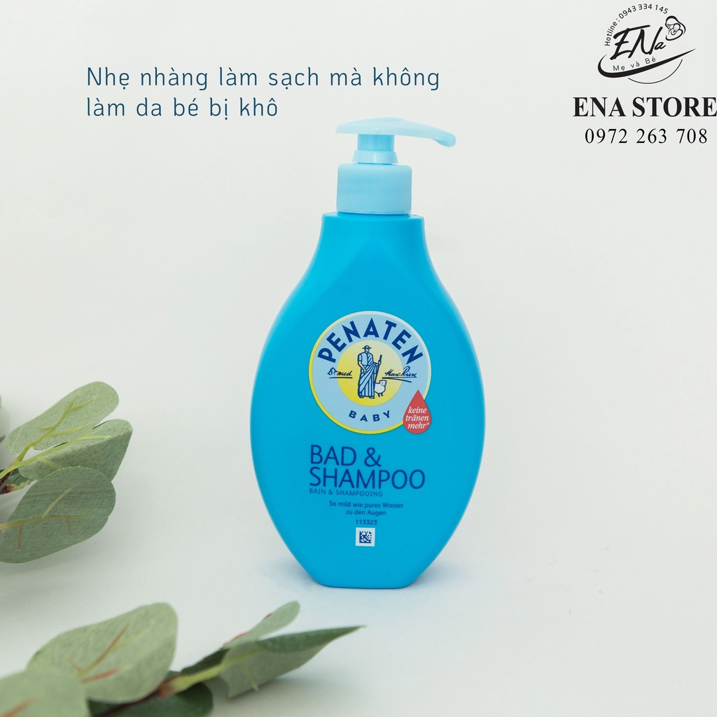 Sữa tắm gội Penaten Bad&amp;Shampoo 2-in-1 cho bé 400ml