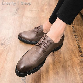 Giày Da Mềm Tăng Chiều Cao 8cm/10cm