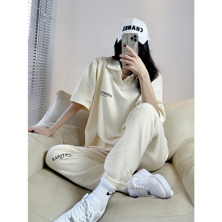 Áo polo tay ngắn FEAR OF GOD FOG Duplex ESSENTIALS