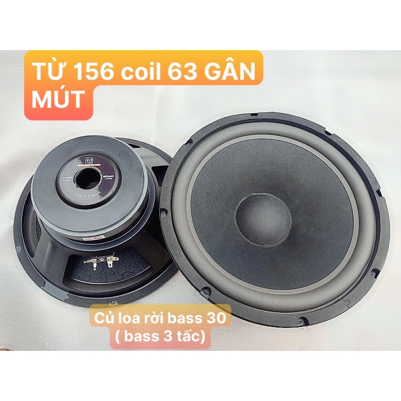 GIÁ 01 CHIẾC - LOA BASS 30 MARTIN GÂN MÚT XƯƠNG SẮT - TỪ 156 CÔN 63 - BASS TRẦM MẠNH - CỦ LOA 3 TẤC - CỦ LOA RỜI