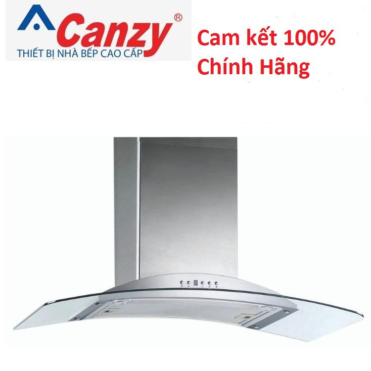 Máy hút mùi kính cong Canzy CZ DELUXE 70 (Máy hút khỏe, Chạy êm, Bảo Hành 3 Năm)