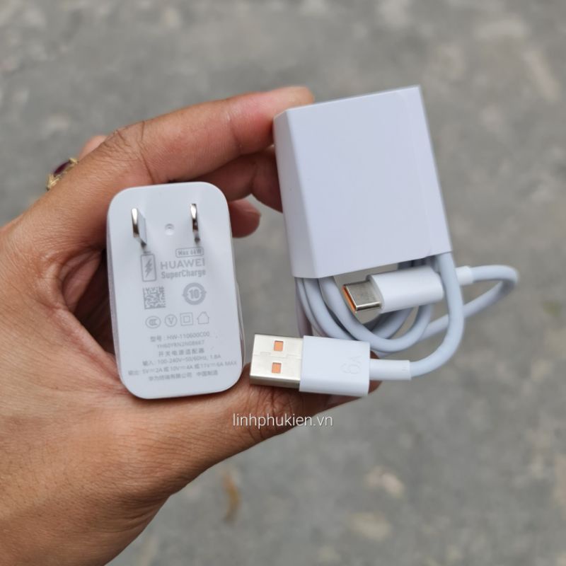 Bộ sạc siêu nhanh Huawei Super Charge Max 66W - Hàng chính hãng