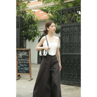 IVORI - Áo corset có khoen cột dây