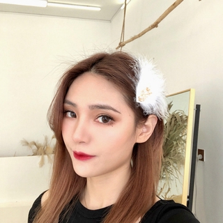 Kẹp tóc kiểu lông vũ thời trang dành cho nữ