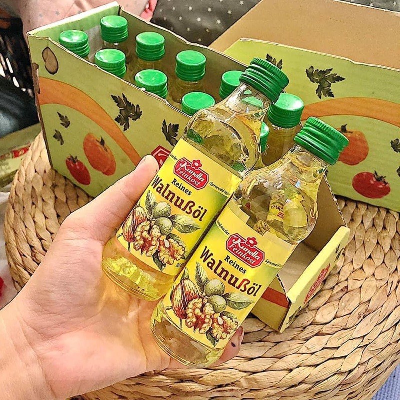 Dầu óc chó Đức nguyên chất Kunella 100ml cho bé ăn dặm