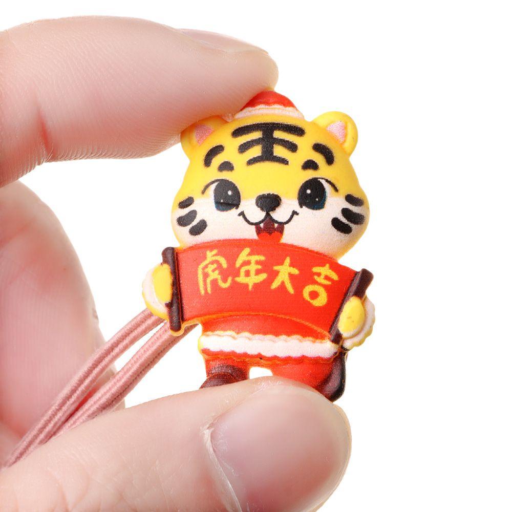 Dây Cột Tóc Co Giãn Hình Con Hổ Ngọt Ngào Cho Nữ