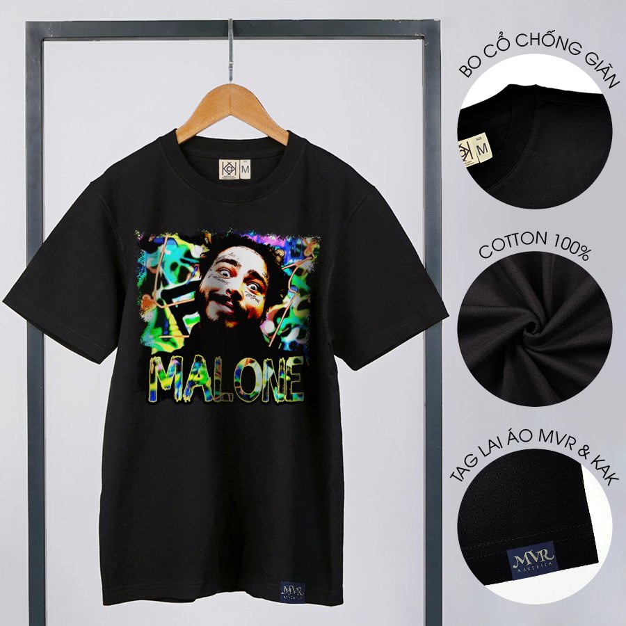 Áo thun nữ unisex Unisex cotton thoáng mát màu sắc nổi loạn độc đáo MVR KK4031