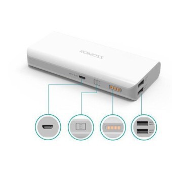 Pin sạc dự phòng Romoss Sense 4 10400mah chính hãng