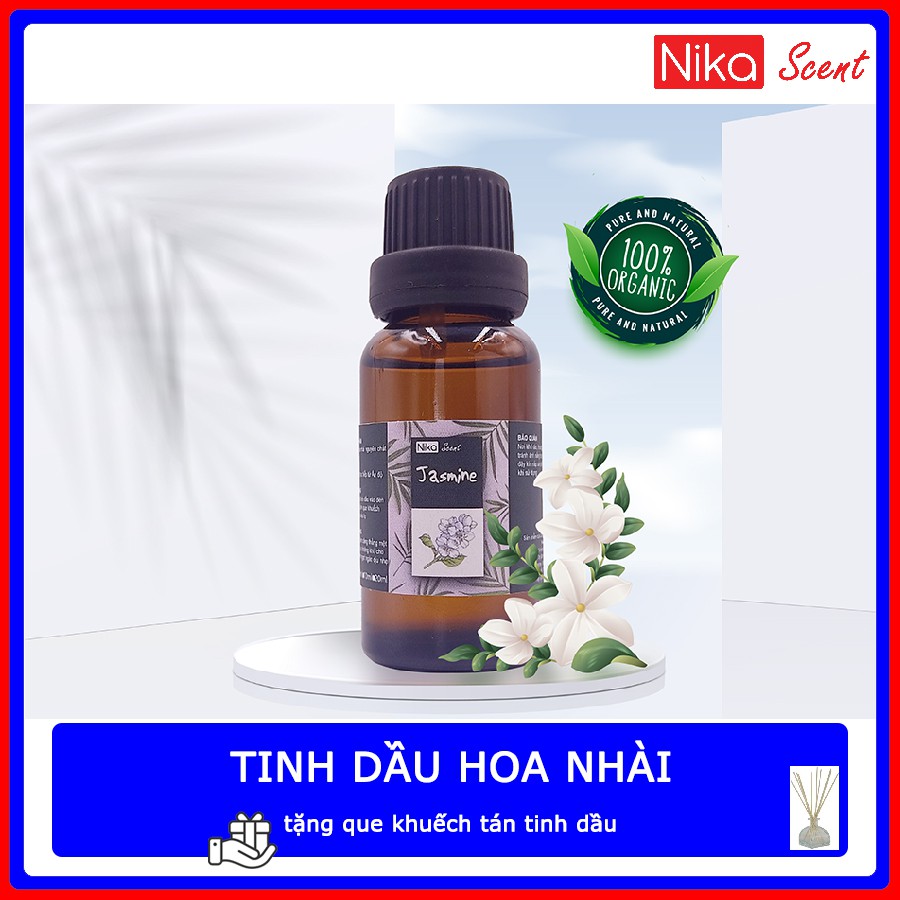 Nikascent Tinh dầu thiên nhiên (50ml) giúp khử mùi, thơm phòng, giảm căng thẳng, làm sạch không khí