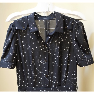 Đầm liền công sở Eva de eva màu đen size S