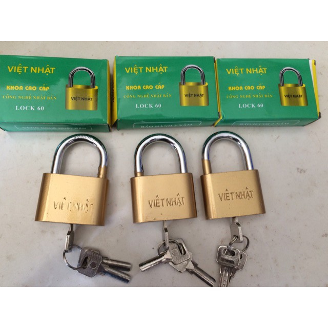 Ổ khóa mini Việt Nhật Lock 30 - 60 mm