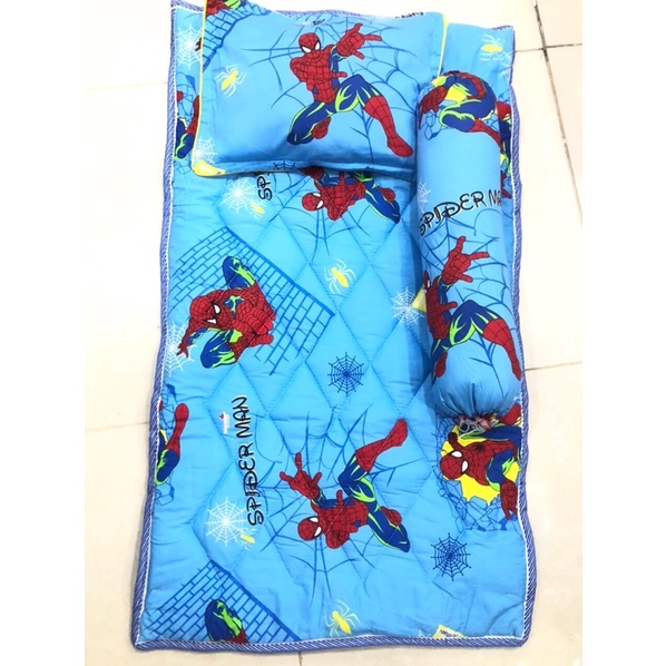 Bộ nệm gối ĐỦ MẪU 3món đi học CTV-GIÁ SỈ XƯỞNG (cotton THẮNG Lợi )KÈM TÚI ĐỰNÂ | BigBuy360 - bigbuy360.vn