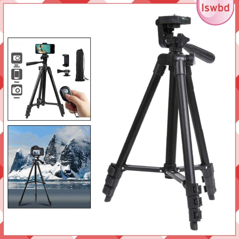 [giá giới hạn] Tripod Stand Selfie Stick Aluminum 4-Sections Bluetooth Remote for  | BigBuy360 - bigbuy360.vn