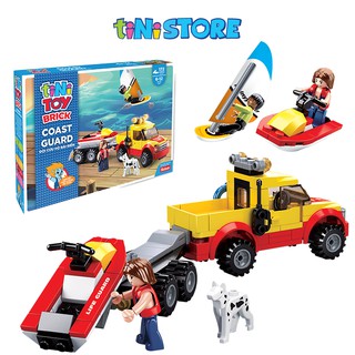 Đồ chơi lắp ráp đội cứu hộ bãi biển TINITOY (172 pcs)